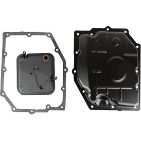 52852912AC Transmission Oil Pan Kit with Filter Gasket Compatible With Chrysler Dodge Ram Charger Dakota Durango Nitro Liberty Wrangler Replaces 265-818 68059549AA