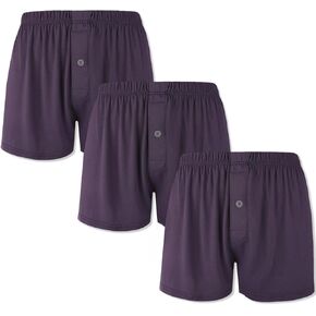 Bamboo Cool Men Men Boxer Boxer for Men Soft Soft Recied Disual Creadable Instrlear (3 Pack أو 5 Pack)