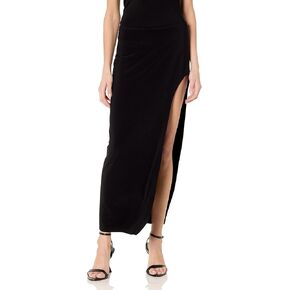 Norma Kamali Women's Marissa Wide Slit Skirt