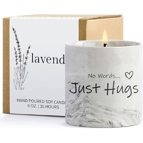 Sympathy Gifts for Loss of Loved One - Bereavement Gift for Loss of Mother Child Thinking of You Gift for Women Hug Candle Grief Present Cheer Up Gifts for After Surgery Condolence Get Well Soon