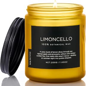 M&SENSE Summer's Night Scented Candle, 11.6oz Natural Soy Jar Candle for Home, Medium 2 Wick Candle Gifts for Men, Up to 70 Hours Burn time, Manly Candles for Bedroom in Kuwait