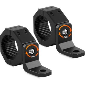 تركيب ضوء السوط لأجهزة ATV UTV-M12 Flag Bracket 360 ° ALUMINIM ROLL BAR MOUNT MOTTAL LIGH
