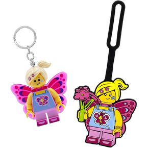 Lego Butterfly Girl -keychain keychain light and butterfly girl bag bundle