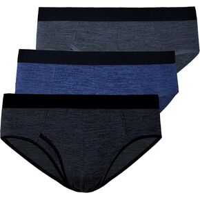 Mens Briefs Underwear Tagless Men's Super Soft Comfort Pouch Briefs Moisture Wicking Underwear, Low-Rise Briefs