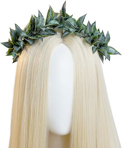 Mostory Woodland Greek Laurel Crown - Leaf Roman Leaf Crown for Greek Goddess Costume Advil in Saudi Arabia