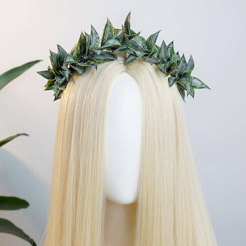 Mostory Woodland Greek Laurel Crown - Leaf Roman Leaf Crown for Greek Goddess Costume Advil in Saudi Arabia