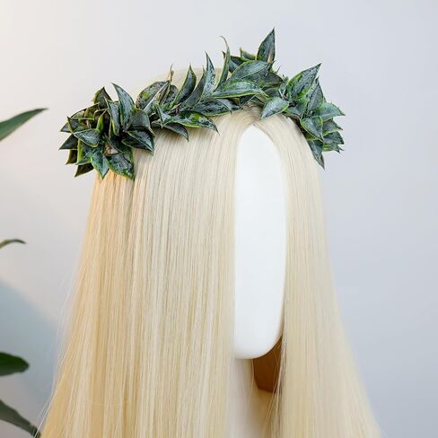 Mostory Woodland Greek Laurel Crown - Leaf Roman Leaf Crown for Greek Goddess Costume Advil in Saudi Arabia