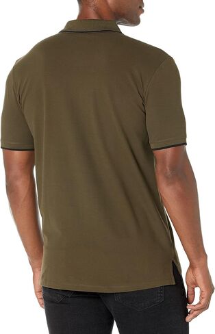 HUGO Men's Slim Fit Cotton Mix Polo Shirt in Saudi Arabia