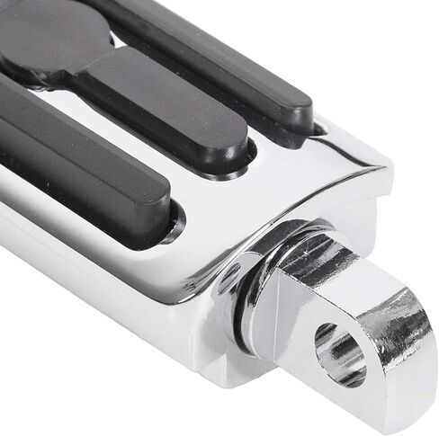 ECOTRIC 1.25'' Motorcycle Footpegs Long Highway Foot Pegs Compatible with Harley Davidson Road King Street Glide Honda Kawasaki Suzuki Yamaha Highway Foot Pegs Pedal - Long Angled in Saudi Arabia