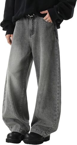 دوسيلافيدا جينز جينز y2k jnco جينز الهيب هوب خمر السراويل سراويل سروال عريض الساق in Kuwait