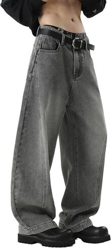 دوسيلافيدا جينز جينز y2k jnco جينز الهيب هوب خمر السراويل سراويل سروال عريض الساق in Kuwait