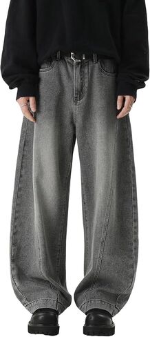 دوسيلافيدا جينز جينز y2k jnco جينز الهيب هوب خمر السراويل سراويل سروال عريض الساق in Kuwait