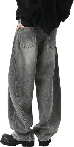 دوسيلافيدا جينز جينز y2k jnco جينز الهيب هوب خمر السراويل سراويل سروال عريض الساق in Kuwait