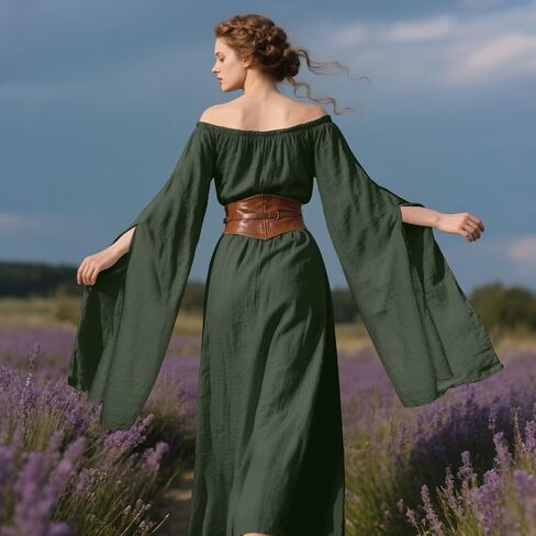 L'VOW Women Victorian Dresses Renaissance Dress Medieval Costume for Celtic Fairy Witch Wedding in Saudi Arabia