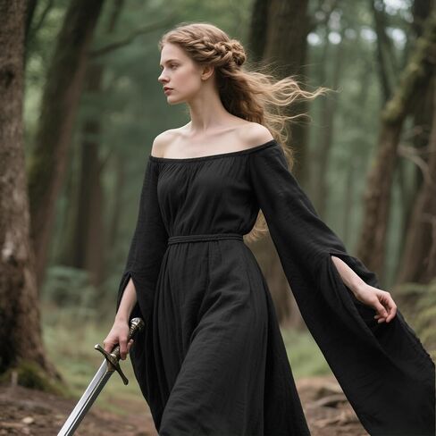 L'VOW Women Victorian Dresses Renaissance Dress Medieval Costume for Celtic Fairy Witch Wedding in Saudi Arabia