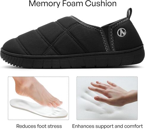 Mixin Mens Slippers Indoor Outdoor Comfy Slip on Memory Foam House Shoes in Kuwait
