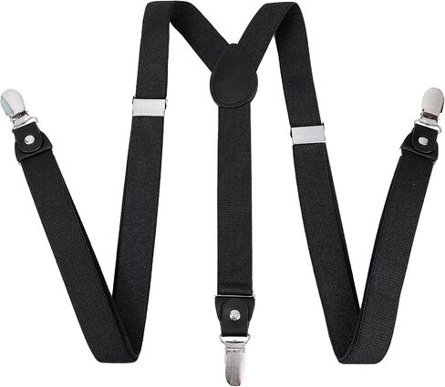 GORGECRAFT Y Shaped Suspenders Clothing Accessories Wedding Sets Adjustable Brace Polyester Elastic in Kuwait