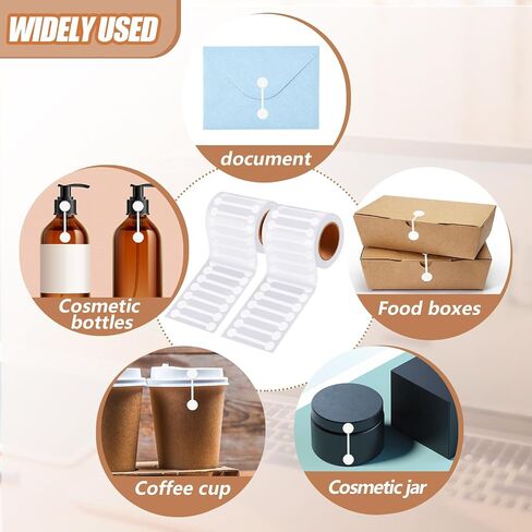 Teling 2 Rolls 1000 Pcs Tamper Proof decals 2.75 x 0.5 Inch Transparent Tamper Evident Labels Blank Tamper Evident Tape Clear Tamper Resistant Stickers for Food Drink Packaging Sealing Delivery Supply in Saudi Arabia