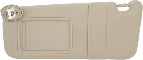 Left Driver Side Sun Visor Compatible with Toyota Venza 2009-2016 Sun Shade Replacement 743200T021A1 Color: Beige in Saudi Arabia