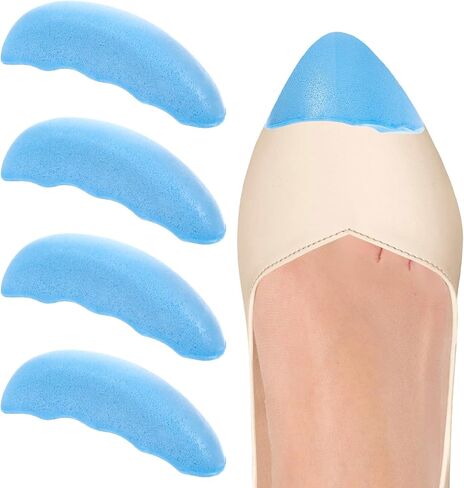 Shoe Filler Inserts for Loose Shoe, 2 Pairs Shoe Inserts to Make Shoes Smaller, Toe Cushion Filler Make Shoes Fit, Prevent Heel Sliping, for Men and Women (Blue,Medium: Half to One Size Bigger) in Saudi Arabia