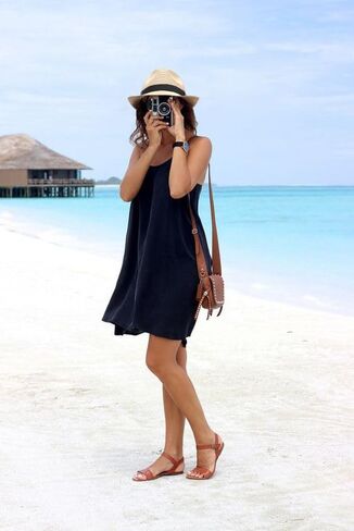 Dreshow Women Straw Sun Hat Short Brim Panama Travel Fedora Beach Cap Roll Up Summer Hat للنساء UPF 50+ in Saudi Arabia