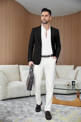COOFANDY Men's Casual Blazer Suit Jackets Slim Fit One Button Sports Coat with Pockets in Saudi Arabia