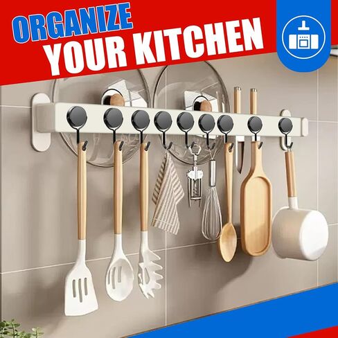 Magnetic Hooks, 110Lbs Heavy Duty Magnets Hooks for Cruise Cabins, Strong Magnets with Hooks for Hanging, Metal Magnetic Grill Hooks Magnetic Hanger for Refrigerator, Toolbox, Storage - 10Pack in Saudi Arabia