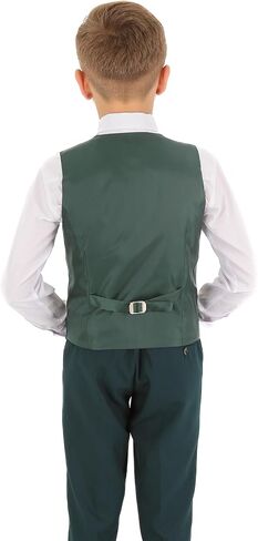 Boys Slim Fit Wedding Suits, Herringbone Textured Formal 8 Piece Complete Outfit Set in Saudi Arabia