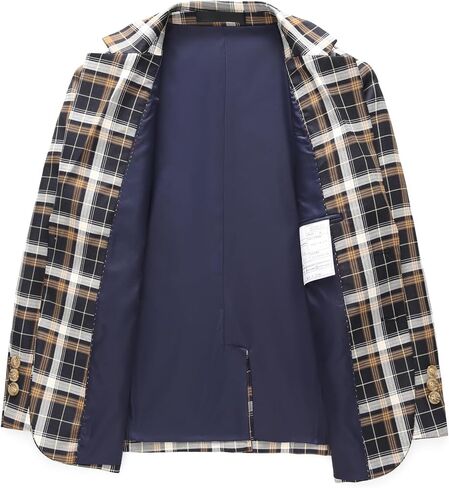 Mogu Boys Plaid Suits 3 قطعة ضئيلة نائمة التوكسيدو بدلة ملابس رسمية مجموعة السترة سترة السترة سروال الأطفال in Saudi Arabia