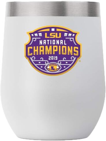 كوب Gametime Sidekicks Mississippi 12oz Navy Stemless Tumbler - مرخص رسميًا، 18/8 من الفولاذ المقاوم للصدأ، جدار مزدوج، معزول بالفراغ، شعارات مطبوعة بالأشعة فوق البنفسجية LED، بدون عرق، يبقى ساخنًا/باردًا - in Kuwait