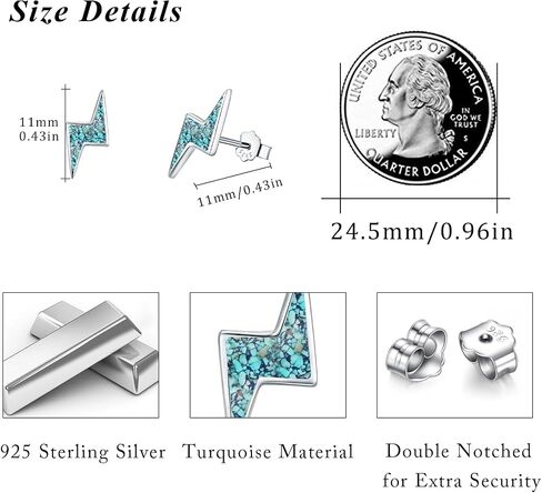 Lightning Bolt Earrings Sterling Silver Fire Opal Hypoallergenic Small Stud Earrings Thunder Flash Hoop Earrings Jewelry Birthday Gifts for Women in Saudi Arabia