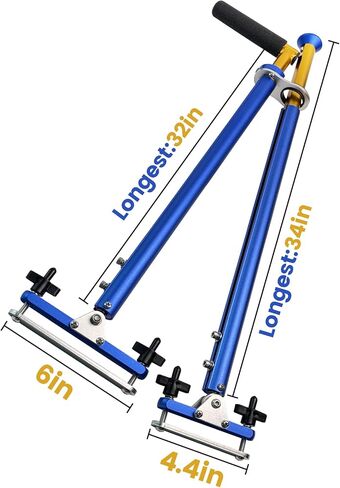 Handicap Driving Hand Controls for Disabled Drivers, Car Pedal Assist Controls, Left or Right Hand Both Available, Length Adjustable, Double Insurance,Blue in Saudi Arabia