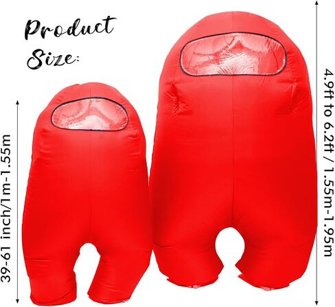 FANFX Inflatable Astronaut space Costume Inflatable costume Full Body Suit Halloween Cosplay Costumes in Kuwait