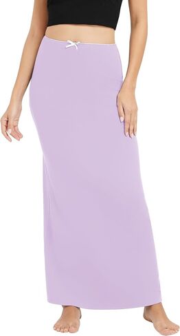 Urban CoCo Women's Elastic Waist Long Maxi Skirt Flowy Summer Beach Skirt for Vacation in Kuwait