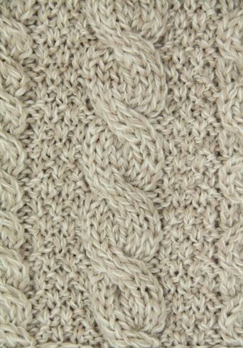 Aran Crafts Women's Irish Cable Knitted Double Collar Coat (100% Merino Wool) in Saudi Arabia
