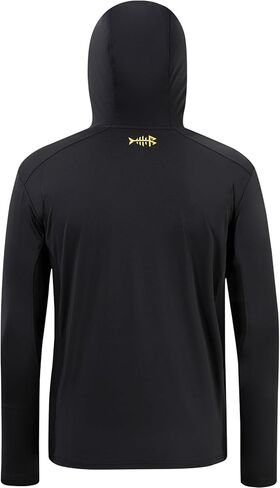 BASSDASH Men’s UPF 50+ Drawstring Fishing Hoodie Shirts UV Sun Protection Long Sleeve Outdoor Hiking Hooded T-Shirts FS33M in Saudi Arabia