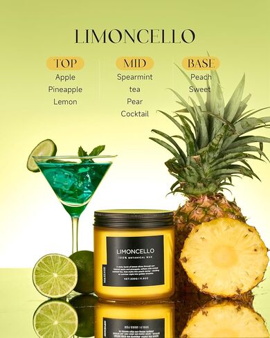 M&SENSE Summer's Night Scented Candle, 11.6oz Natural Soy Jar Candle for Home, Medium 2 Wick Candle Gifts for Men, Up to 70 Hours Burn time, Manly Candles for Bedroom in Kuwait