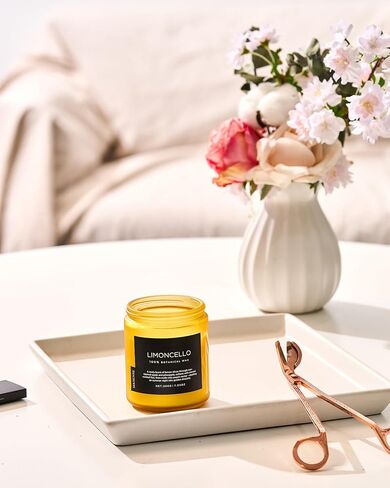 M&SENSE Summer's Night Scented Candle, 11.6oz Natural Soy Jar Candle for Home, Medium 2 Wick Candle Gifts for Men, Up to 70 Hours Burn time, Manly Candles for Bedroom in Kuwait