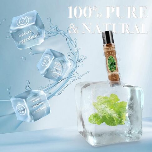 Peppermint Essential Oil 10ML - 100% Pure and Natural Therapeutic Grade Oils for Aromatherapy Diffuser - 0.34 Fl Oz/Peppermint in Saudi Arabia