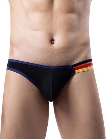 Meshal Men's Sexy Low-Rise Cotton Bikini Briefs Lightweight Soft Lingerie Underwear in Saudi Arabia