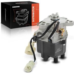 A-Premium Ignition Distributor with Cap and Rotor Compatible with Acura Integra 1990-1991 1.8L
