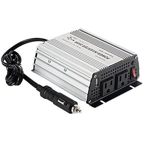 200W Power Inverter DC 12V，Output 110V-120V AC Car Inverter with USB Car Adapter