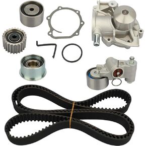 IRONTEK Engine Timing Belt Kit with Water Pump Fit for 1999 for Subaru Legacy, 1999-2005 for Subaru Forester, 1999-2005 for Subaru Impreza, 2000-2005 for Subaru Outback, 95304K1 TCK304 TB304K1