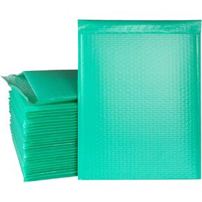 30 Pack 8.5 x 11 Bubble Mailer Mailing Envelopes Padded Teal Self Seal Waterproof Poly Bubble Mailers Padded Envelopes