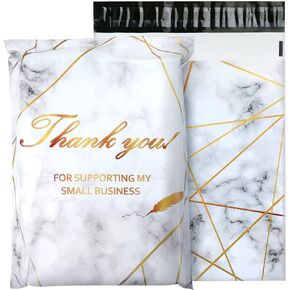 50Pcs Large Poly Mailers 14.5 x 19, Cute Shipping Bags for Small Business Clothing Mailers Poly Bags Poly Mailer Plastic Mailing Bags, Big Polymailers Package Bags Shipping Envelopes Mailers (Flower)