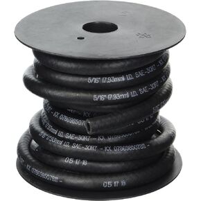 HBD Thermoid SAE 30R7 Fuel Line Hose 25 Foot x 5/16 Inch Inside Diameter