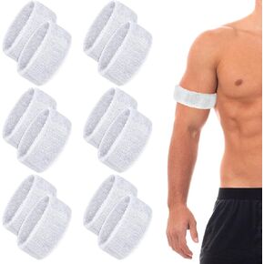12 Pieces Bicep Band Arm Bands Football Accessories Drip, 1 Inch