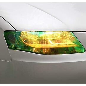VViViD Air-Tint Golden Yellow Chameleon Headlight Taillight Vinyl Tint Wrap Roll (12 Inch x 60 Inch Roll)