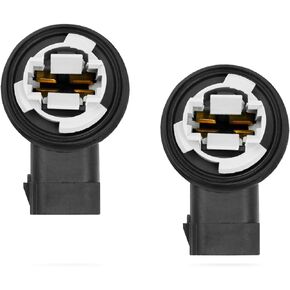 Turn Signal Light Socket Compatible with Jeep JK JKU 2007-2018, Front Parking Lamp Bulb Plug,2Pcs