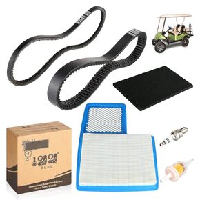 Golf Cart Tune Up Kit with Drive Belt & Starter Gen.Belt for Yamaha G16, G19, G22 and G29 Drive 1996 Up Models
